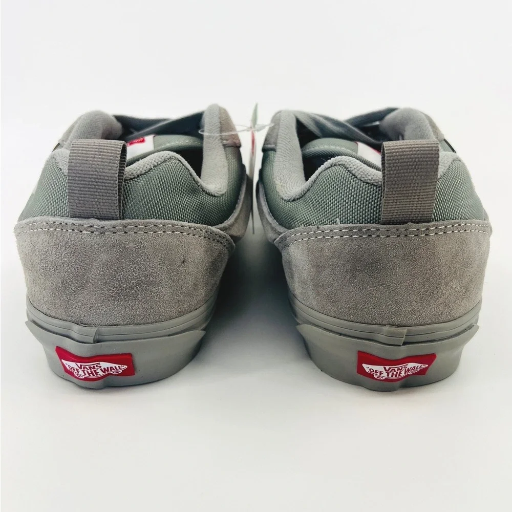 Vans Knu Skool Mens 7.5/ Womens 9 Grey Cordura Water Repellent Suede Skate Shoes